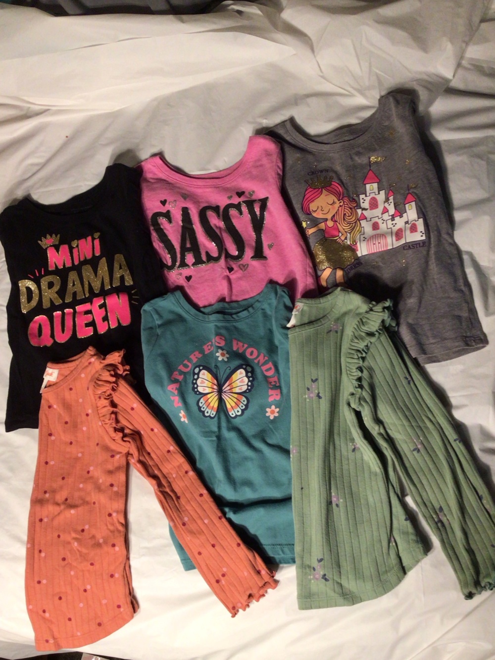 Girls Bundle Long Sleeve Tops 4T